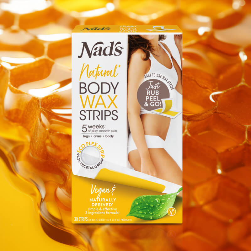 Sustainable Beauty: Eco-friendly Nad's Natural Body Wax Strips | Earth Day