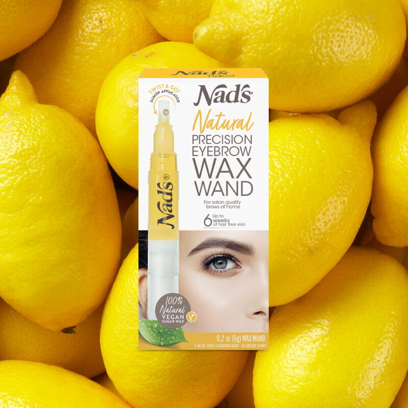 Sustainable Beauty: Eco-friendly Nad's Natural Hair Removal Precision Eyebrow Shaper Wax Wand | Earth Day